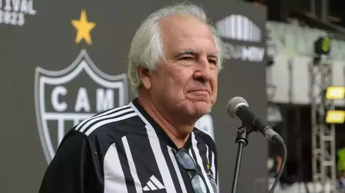 Rubens Menin, líder da SAF do Atlético-MG, provoca o Cruzeiro. Pedro Souza/Atlético