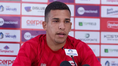 Foto: Gabriel França / CNC - Wendel Lessa em entrevista coletiva.