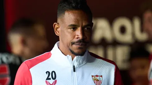 Fernando, hoje no Internacional, atuando no Sevilla-ESP em 2023