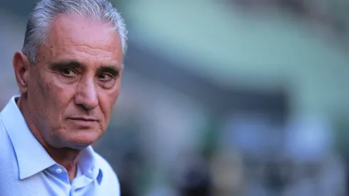 SP - SAO PAULO - 21/04/2024 - BRASILEIRO A 2024, PALMEIRAS X FLAMENGO - Tite tecnico do Flamengo durante partida contra o Palmeiras no estadio Arena Allianz Parque pelo campeonato Brasileiro A 2024. Foto: Ettore Chiereguini/AGIF