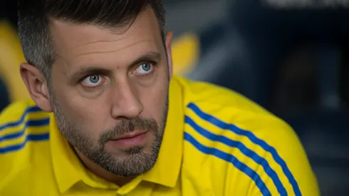 Paulo Pezzolano técnico do Cruzeiro durante partida contra o Fluminense no estádio Maracanã pelo campeonato Copa do Brasil 2022. Treinador é nome 'forte' na Colina. Foto: Jorge Rodrigues/AGIF