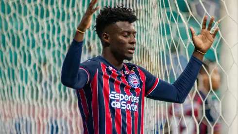 Chavéz durante confronto contra o CRB na Copa do Nordeste de 2023.