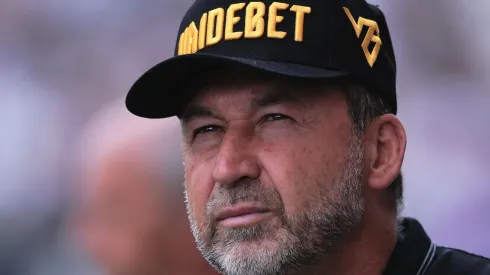 SP - SAO PAULO - Augusto Melo presidente do Corinthians durante partida contra o Fluminense no estadio Arena Corinthians pelo campeonato Brasileiro A 2024.