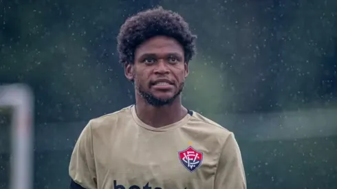 Luiz Adriano, jogador do Vitória. Victor Ferreira / EC Vitória