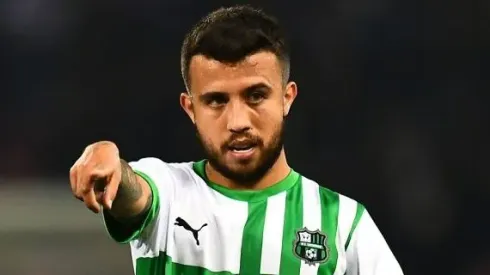 Matheus Henrique, jogador do Sassuolo. O volante está na mira do São Paulo.