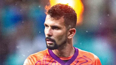 Marcos Felipe jogador do Bahia durante partida contra o Fluminense no estadio Arena Fonte Nova pelo campeonato Brasileiro A 2024.