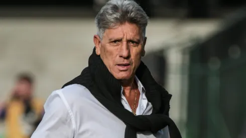 Renato Portaluppi, tecnico do Gremio Renato Gaucho, durante partida contra o Bragantino no estadio Couto Pereira pelo campeonato Brasileiro A 2024. Robson Mafra/AGIF