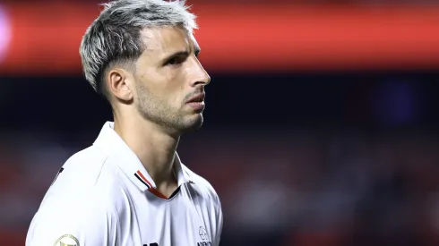 Calleri durante confronto contra o Cruzeiro no Campeonato Brasileiro de 2024.