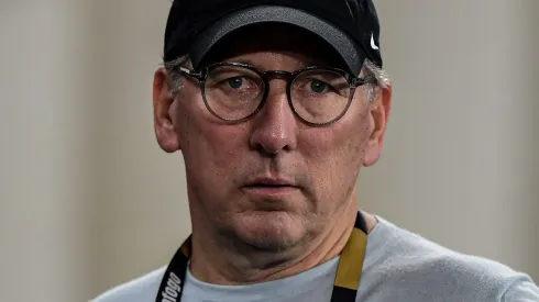 John Textor dono do Botafogo durante partida contra o Palmeiras no estádio Engenhão pelo campeonato Brasileiro A 2023.