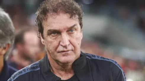 Cuca técnico do Athletico-PR durante partida contra o Londrina no estadio Arena da Baixada pelo campeonato Paranaense 2024. Foto: Gabriel Machado/AGIF