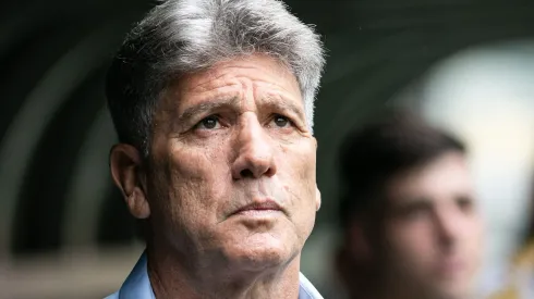 Renato Gaucho tecnico do Gremio durante partida contra o Atletico-MG no estadio Arena MRV pelo campeonato Brasileiro A 2023. Treinador foi 'peitado' por rival.