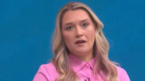 Ana Thais durante participação no Seleção Sportv. Foto: Reprodução Sportv.