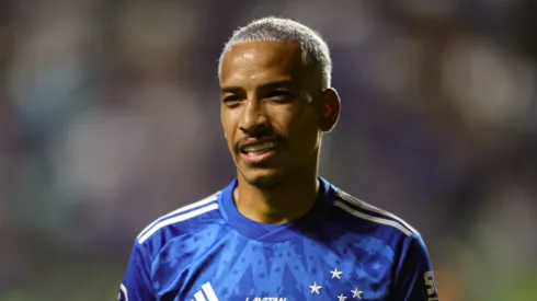 Matheus Pereira jogador do Cruzeiro durante partida contra o Union la Calera no estadio Independencia pelo campeonato Copa Sul-Americana 2024.