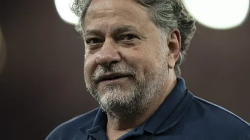 Júlio Casares presidente do São Paulo antes da partida contra o Flamengo no estádio Maracanã pelo campeonato Brasileiro A 2024.