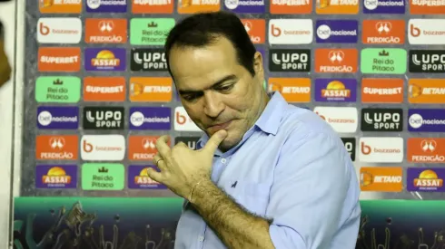 Marcelo Paz CEO do Fortaleza antes do jogo no estádio Almeidão em Joao Pessoa (PB), contra o Botafogo-PB pela Copa do Nordeste 2024, nesta quarta-feira (7).