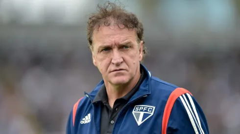 Cuca tecnico do Sao Paulo durante partida contra o Vasco no estadio Sao Januario pelo campeonato Brasileiro A 2019. Treinador definiu saída de atacante.