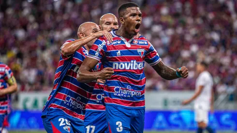 Ceballos durante confronto contra o Águia de Marabá na Copa do Brasil de 2023.