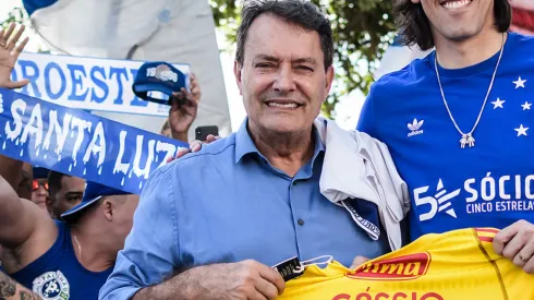 Pedrinho PH durante apresentação de Cássio no Cruzeiro. Foto: Gustavo Aleixo/Cruzeiro