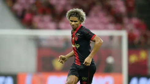 Pedro Lima jogador do Sport durante a partida contra o Juazeirense na Arena de Pernambuco, pela copa do nordeste 2024, nesta quarta-feira (27).