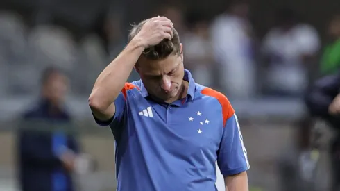 Fernando Seabra técnico do Cruzeiro durante partida contra o Cuiaba no estadio Mineirao pelo campeonato Brasileiro A 2024.
