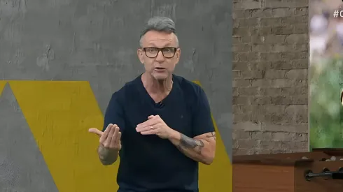 Neto se mostrou feliz com desempenho do Botafogo. Foto: Reprodução/ Band TV