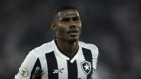 Cuiabano jogador do Botafogo durante partida contra o Fluminense no estadio Engenhao pelo campeonato Brasileiro A 2024.