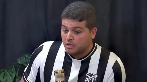 Herbet Gonçalves durante participação no Tv Cearamor. Foto: Reprodução Tv Cearamor