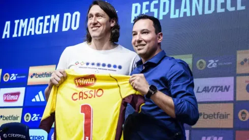 Cássio é um dos reforços do Cruzeiro para o resto da temporada. Foto: Gustavo Aleixo/Cruzeiro