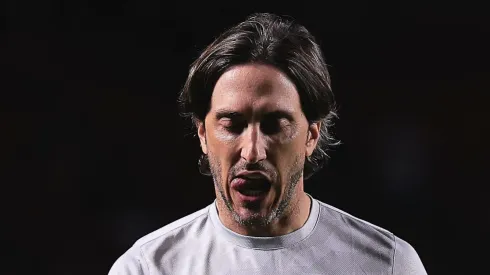 Luis Zubeldia tecnico do Sao Paulo durante partida contra o Cuiaba no estadio Morumbi pelo campeonato Brasileiro A 2024.