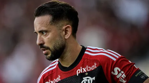Everton Ribeiro, ex-jogador do Flamengo durante partida contra o Bahia no estadio Maracana pelo campeonato Brasileiro A 2023.