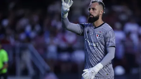 Jandrei durante confronto contra a Portuguesa no Campeonato Paulista 2024.