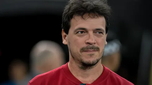 Fernando Diniz técnico do Fluminense durante partida contra o Colo-Colo no estádio Maracanã pelo campeonato Copa Libertadores 2024.
