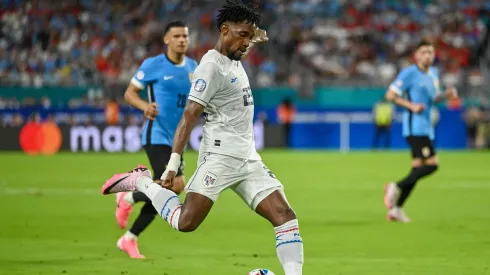 Jogador do Panamá, Murillo, em ação na Copa América (DiaEsportivo / Alamy Stock Photo)