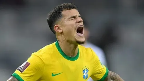 Philippe Coutinho atuando na Seleção Brasileira em 2022