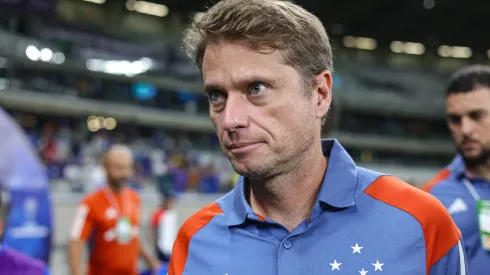 Fernando Seabra tecnico do Cruzeiro durante partida contra o Alianza Petrolera no estadio Mineirao pelo campeonato Copa Sul-Americana 2024.