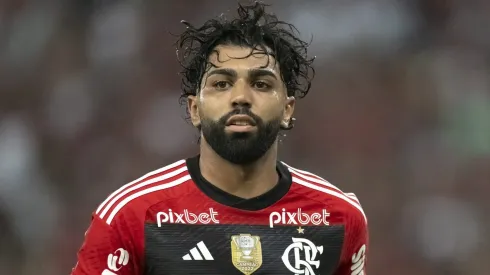 Gabigol jogador do Flamengo durante partida contra o Maringa no estadio Maracana pelo campeonato Copa do Brasil 2023.