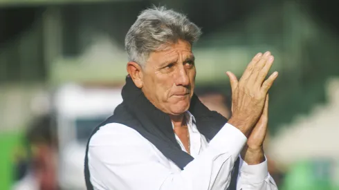 Renato Portaluppi tecnico do Gremio durante partida contra o Bragantino no estadio Couto Pereira pelo campeonato Brasileiro A 2024.