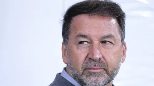 Augusto Melo presidente do Corinthians durante partida contra o Palmeiras no estadio Arena Allianz Parque pelo campeonato Brasileiro A 2024.