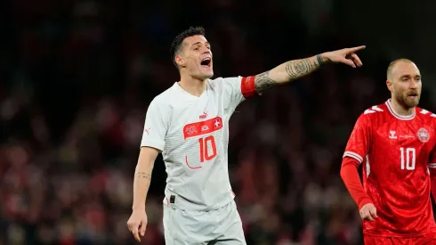 A seleção da Suiça em campo (Associated Press / Alamy Stock Photo)