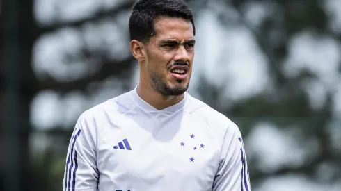 Foto: Gustavo Aleixo/Cruzeiro - Lucas Oliveira durante treinamento do Cruzeiro.