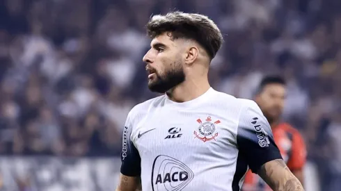 Yuri Alberto jogador do Corinthians durante partida contra o Vitoria no estadio Arena Corinthians pelo campeonato Brasileiro A 2024.
