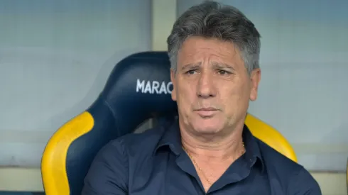 Renato Gaucho tecnico do Gremio durante partida contra o Fluminense no estadio Maracana pelo campeonato Brasileiro A 2019. Treinador recebeu recado do titular