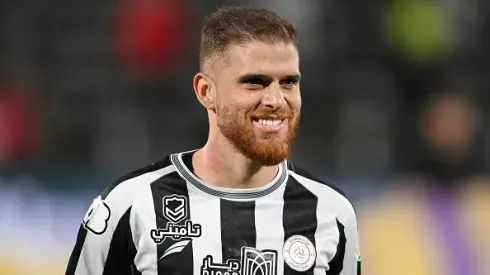 Gustavo Cuellar, alvo do Corinthians, atuando no Al Shabab