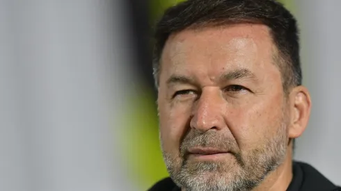 Augusto Melo presidente do Corinthians antes da partida contra o Vasco no estadio Sao Januario pelo campeonato Brasileiro A 2024.