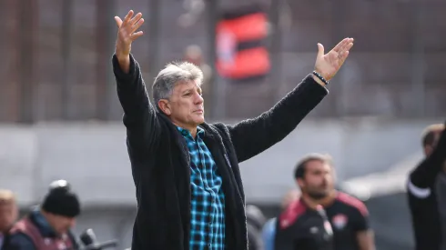 Renato Portaluppi tecnico do Gremio durante partida contra o Vitoria no estadio Francisco Stedile pelo campeonato Brasileiro A 2024