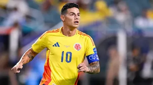 James Rodríguez atuando pela Seleção Colombiana na Copa América 2024