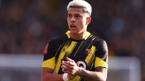 Matheus Martins durante confronto contra o Southampton na FA Cup temporada 2023/24.