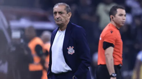 Ramon Diaz tecnico do Corinthians durante partida contra o Gremio no estadio Arena Corinthians pelo campeonato Brasileiro A 2024