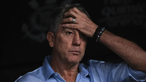 Renato Portaluppi tecnico do Gremio durante partida contra o Corinthians no estadio Arena Corinthians pelo campeonato Brasileiro A 2024