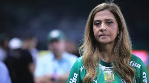 Leila Pereira presidente do Palmeiras durante partida contra o Vasco no estadio Arena Allianz Parque pelo campeonato Brasileiro A 2024
